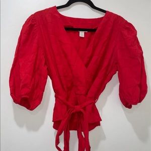 Red Dressy Blouse